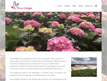 Tablet Screenshot of floradelight.com